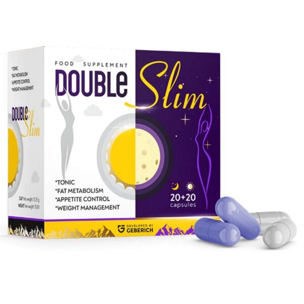 Double Slim, integratore per il metabolismo, la gestione del peso e il drenaggio naturale, ideale per la routine quotidiana